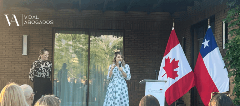 VA – Vidal Abogados tuvo el privilegio de asistir a una recepción organizada por la embajadora designada de Canadá en Chile